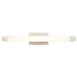 English Elm 26-inches Dimmable Led Vanity Bar with Selectable Color Temperature for Modern Bathrooms Brushed Nickel B370P394091