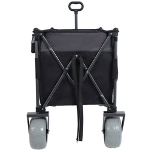 English Elm 9" Balloon Wheel Folding Wagon Heavy Duty 480lb All Terrain Oxford Fabric Cart W2932P317113
