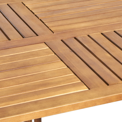 English Elm Helen Outdoor Acacia Hardwood Dining Chairs Curved Slat Back Patio Set of Two 54555.00TEA6_57488.00