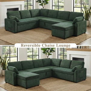 English Elm Swivel Barrel Accent Chair Chenille Tufted Round Club Seat for Living Room Lounge Green N719S002380F
