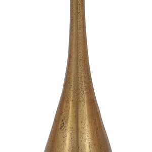 English Elm Christopher Knight Home® - Bottle Vase Antique Brass Aluminum Floor Vase 20" Handcrafted Bottleneck Decor for Modern Homes 71673.00