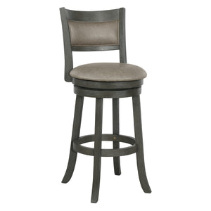OSP Home Furnishings Swivel Stool 30" Dove / Antique Grey