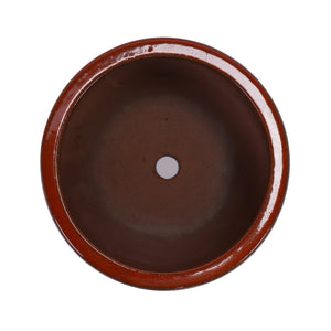 English Elm 3 Pieces Ceramic Flowerpot Set - Handcrafted Modern Planters For Garden, Patio, And Windowsills W3273P321540