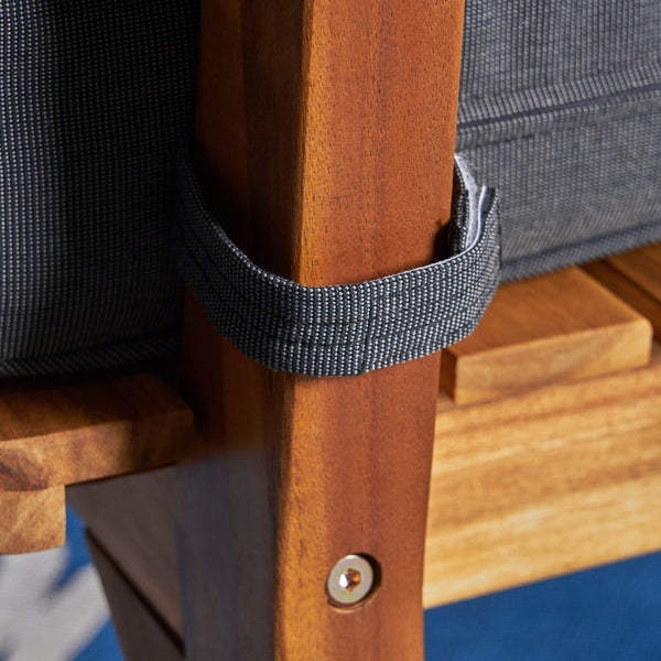 English Elm Christopher Knight Home® - BALMORAL Loveseat Patio Acacia Wood Teak Finish with Weather‑Resistant Gray Cushions, Mid‑Century Charm 62248.00