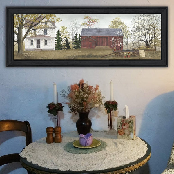 English Elm Trendy Decor 4u Billy Jacobs Spring Flowers Botanical Farmhouse Framed Wall Art Print B06785435
