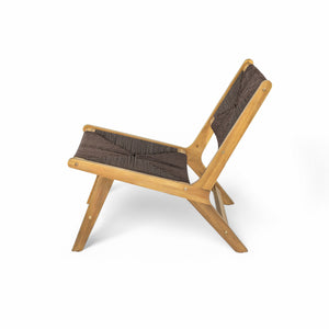 English Elm Christopher Knight Home® - Acacia Wood Outdoor Armless Lounge Chair Set Of 2 - Weather-Resistant, Stylish, And Durable Design N772P265277T