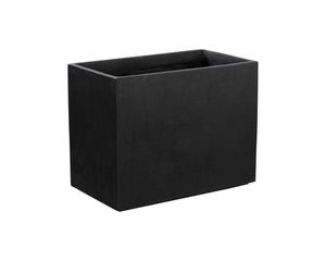 Sunpan LEILANI PLANTER - MEDIUM - ELEGANT ANTIQUE BRONZE DESIGN FOR UPSCALE INTERIORS & OUTDOOR SPACES Black 111142