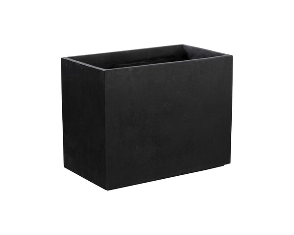 Sunpan LEILANI PLANTER - MEDIUM - ELEGANT ANTIQUE BRONZE DESIGN FOR UPSCALE INTERIORS & OUTDOOR SPACES Black 111142