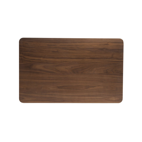 English Elm [video] Mid-century Rubberwood Dining Table Walnut Finish Splayed Legs Seats Four N759P371097T