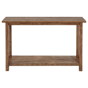 English Elm Castleton Modern Distressed Brown Wood Console Table - Stylish Entryway & Living Room Storage Solution B062P375517