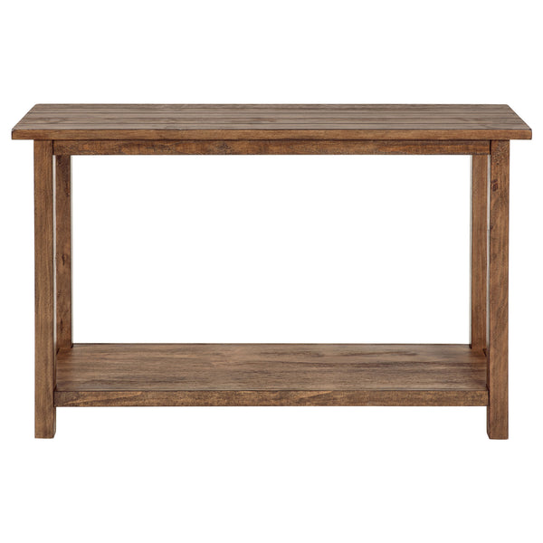 English Elm Castleton Modern Distressed Brown Wood Console Table - Stylish Entryway & Living Room Storage Solution B062P375517