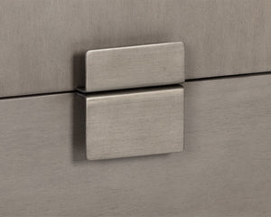 Sunpan Jade Dresser: Stunning Acacia Wood Design with Six Drawers for Elegant Bedroom Storage Solutions Antique Silver / Ash Grey