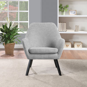 OSP Home Furnishings Della Mid-Century Chair Grey