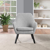 OSP Home Furnishings Della Mid-Century Chair Grey