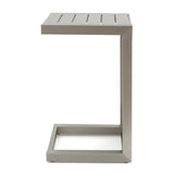 Christopher Knight Home® - Noble House - Cape Coral Modern Aluminum C-Shaped End Table, Silver