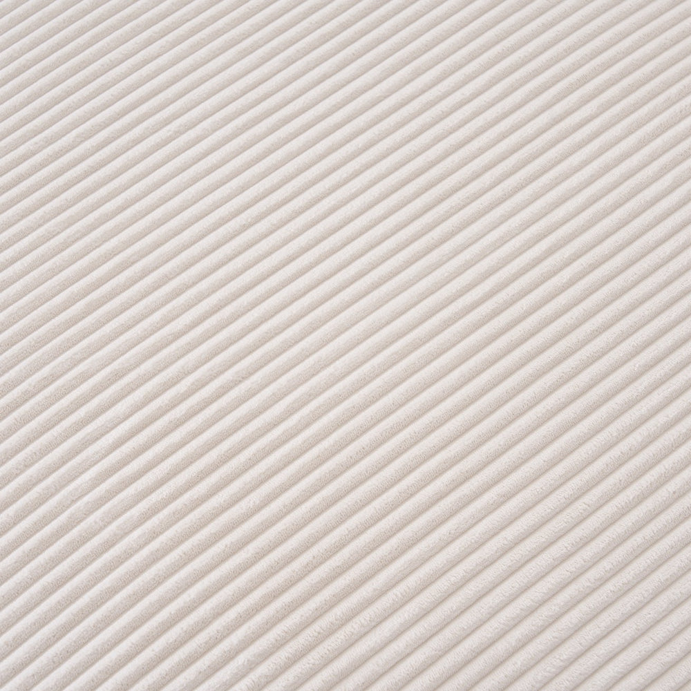 English Elm Boneless U-Shaped Modular Cloud Couch - 113" Grey Corduroy Sofa With No Assembly, Plush Comfort W3401S00007