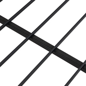 English Elm Full Bed Frame with Storage Headboard, USB Charging, RGB LED Lights, 4 Drawers, Sturdy Metal Design W2129P192350