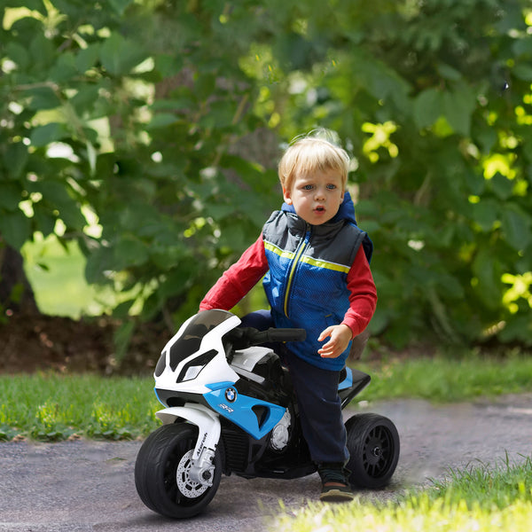 English Elm Aosom Bmw Licensed Toddler Ride on Motorcycle 6v Electric Three Wheel Toy W2225P229346
