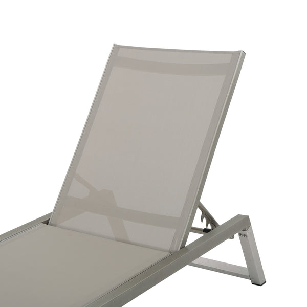 English Elm Christopher Knight Home® - Myers Chaise Lounges Set - Stylish Outdoor Seating With Adjustable Backrests & Durable Mesh Design 61407.00ECRMP2