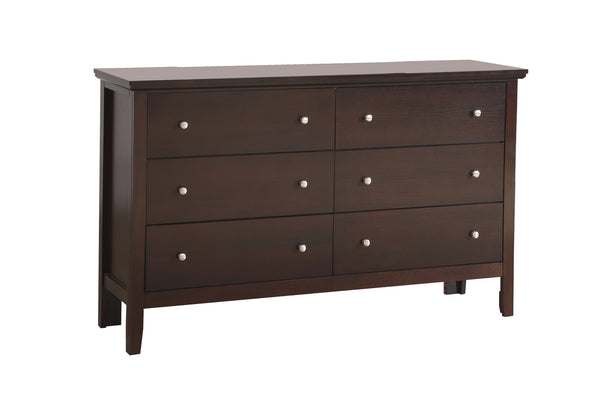 English Elm Primo Parker Chest with French Dovetail Drawers and Padded Headboards for Stylish Bedroom Storage Espresso 40 L x 62 W x 19 H B078112143
