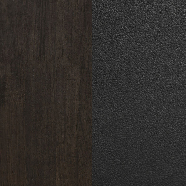 English Elm Prentiss Cappuccino Upholstered Counter Chair Set of 2 — Plush Leatherette Seating, Tall Wood Accents, Elegant silhouette B062P344988