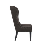 Madison Park Garbo Modern/Contemporary Captains Dining Chair FPF20-0281 Charcoal