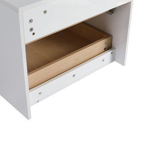 English Elm 24" Bathroom Wall Cabinet - Modern Floating Design With Soft-Close Drawers For Space-Saving Storage W999P312101