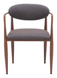 Zens Dining Chair - Set of 2 Truffle Gray 110208 Zuo Modern