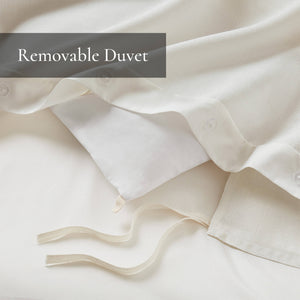 English Elm 8 Queen Jacquard Oversized Duvet Comforter Set with Euro Shams, Decorative Pillows, Plush Polyester fills Multicolor 22.83 L x 18.9 W x 16.14 H B035P319229