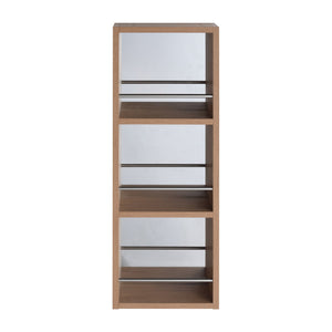 English Elm 10'' Wall Mount Bathroom Mirror Cabinet Open Shelf Plywood Melamine Storage Organizer W999P470292