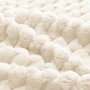 English Elm 114" Modular Cloud Sectional Sofa Flannelette Upholstery Deep Seat Living Room Couch Cream W714S01518