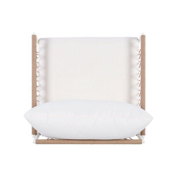 English Elm 3-piece Outdoor Bohemian Rope Lounge Set with Tempered Glass Table for Patio N767P306731B_N767P306732B