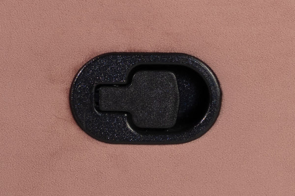 English Elm Recliner Velvet Tufted Loveseat with Manual Side Handle, Plush Arm Pillows for Ultimate Comfort and Style Pink 53 L x 30 W x 26 H B089P240500