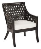 OSP Home Furnishings Plantation Lounge Chair Black