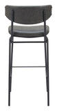 Charon Barstool - Set of 2 Vintage Black 110261 Zuo Modern