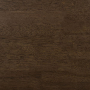 English Elm Hemlock Solid Wood 2-Drawer Nightstand in Warm Brown — Smooth Fingertip Pulls, Soft-Glide Storage B062P378389