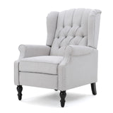 Christopher Knight Home® - Noble House - Walter Light Grey Fabric Recliner