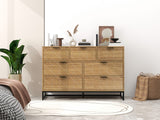 Hearth and Haven Modern 7 Drawer Dresser Wood Cabinet W68858683