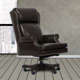 Parker House Parker Living - Leather Desk Chair Pacific Brown Top Grain Leather with Match (X) DC#105-PBR