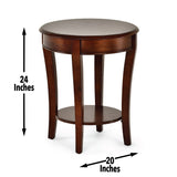 Steve Silver Troy Traditional End Table 20