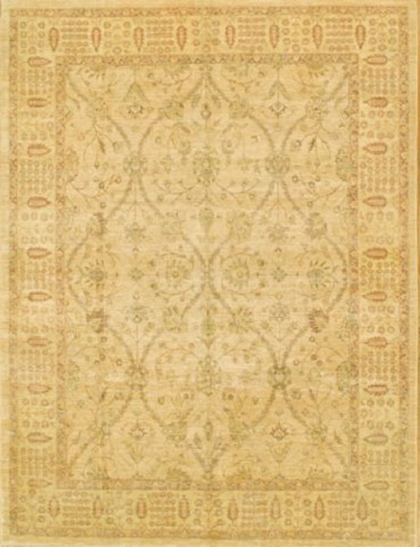 Pasargad Home Denver Hand-knotted Lamb's Wool Area Rug - Elegant Floral Design For Any Room   Pmg-330 9x12