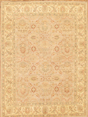 Pasargad Home Denver Hand-knotted Lamb's Wool Area Rug - Elegant Floral Design For Any Room   Pmg-372 9x12
