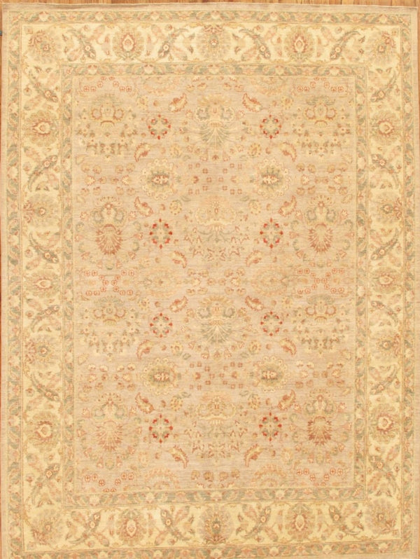 Pasargad Home Denver Hand-knotted Lamb's Wool Area Rug - Elegant Floral Design For Any Room   Pmg-372 9x12
