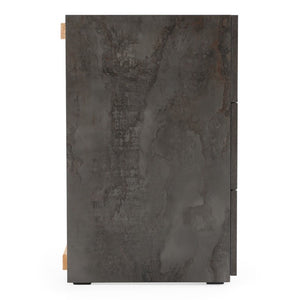 VIG Furniture Ferrara Volcano Oxide Grey Dresser With 6 Soft-Close Drawers, Italian Craftsmanship & Rustic Chic Finish VGACFERRARA-DRS