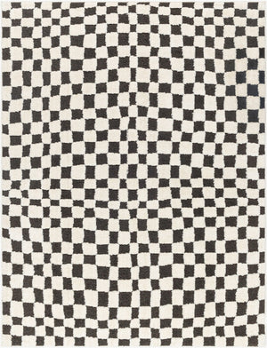 Livabliss Freud Turkey Woven High Pile Runner Rug for Hallways Entryways and Kitchen Corridors Black, Ivory 9'2" x 12' FEU2302-9212