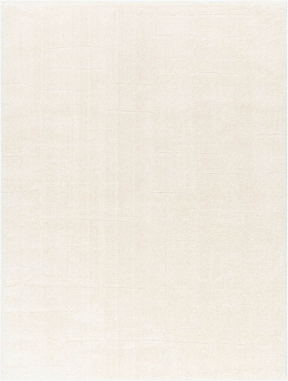 Livabliss Freud Plush Polyester Runner Rug Turkish Woven High Pile Hallway Entryway Accent Ivory, White 9'2" x 12' FEU2309-9212