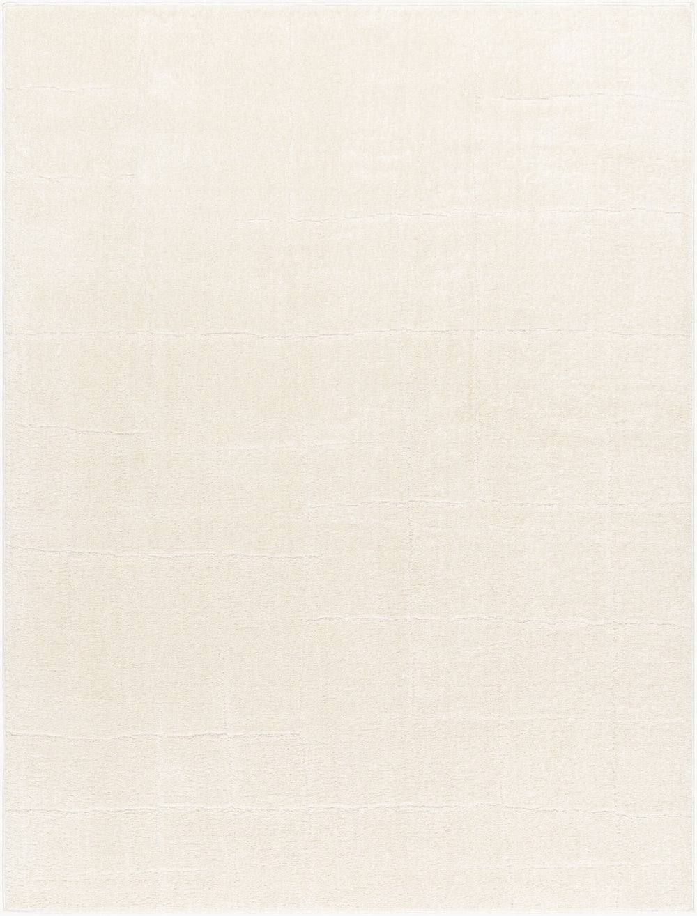 Livabliss Freud Swirling Geometric High Pile Polyester Runner Rug for Hallway or Entryway Ivory, White 7'10" x 10' FEU2311-71010