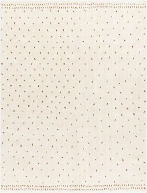 Livabliss Freud Soft High Pile Polyester Runner Rug Turkish Woven Hallway and Entryway Accent Ivory, Brown 9'2" x 12' FEU2315-9212