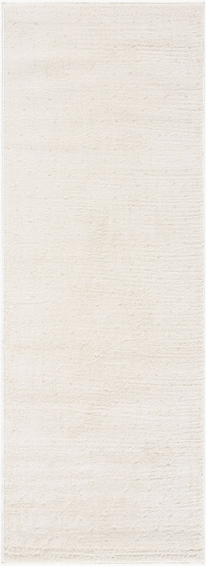 Livabliss Freud Plush Polyester Runner Rug Machine Woven in Turkey for Hallways and Entryways Ivory, White 2'7" x 7'3" FEU2316-2773