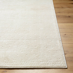 Livabliss Freud Plush Polyester Runner Rug Machine Woven in Turkey for Hallways and Entryways Ivory, White 9'2" x 12' FEU2316-9212